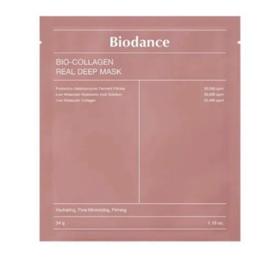 BIODANCE REAL DEEP MASK | Żelowa maska kolagenowa do twarzy | 1 szt., 1 szt